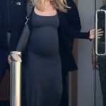 Margot Robbie in a Black Dress Was Seen Out in Santa Monica