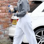 Molly-Mae Hague in a White Sweatpants Was Seen Out in Cheshire