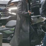 Tia Mowry in a Black Leather Coat Was Seen Out in New York