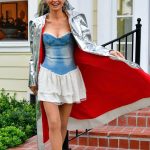 Gia Skova Heading to 2024 Halloween party in Los Angeles