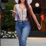 Saweetie in a White Bold Statement Hat Was Seen Out in Los Angeles