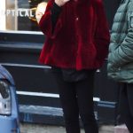 Goldie Hawn in a Red Fur Coat Was Spotted Out with a Friend in Downtown Aspen