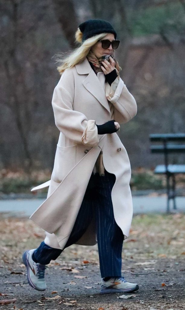 Jennifer Westfeldt in a White Coat