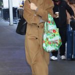 Katie Holmes in a Caramel Coloured Coat Was Spotted Out in New York City