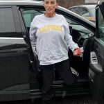 Katie Price in a Grey Sweatshirt Was Seen Out in Northwich