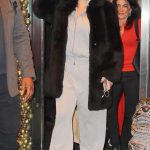 Mariah Carey in a Black Fur Coat Leaves Her Hotel in NYC