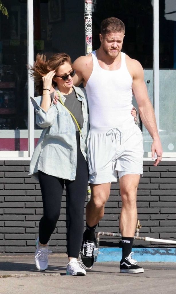 Minka Kelly in a White Sneakers