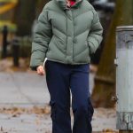 Suri Cruise in a Green Puffer Jacket Was Seen Out in New York City