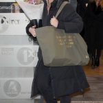 Zoe Ball in a Black Puffer Coat Departs Her Final BBC Radio 2 Show at BBC Broadcasting House in London