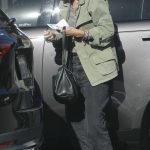 Christine Baumgartner in an Olive Jacket Was Seen Out in Montecito