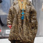 Heidi Klum in an Animal Print Puffer Coat Was Spotted Out in Aspen