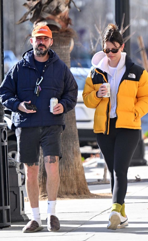 Mia Goth in a Yellow Jacket