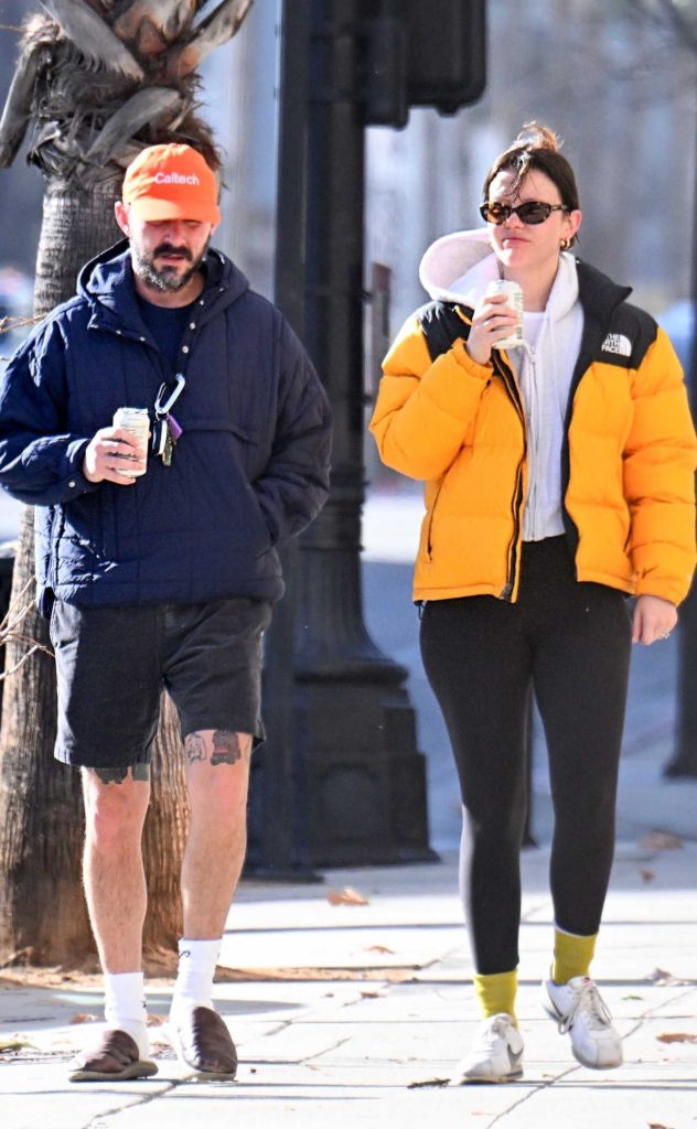 Mia Goth in a Yellow Jacket