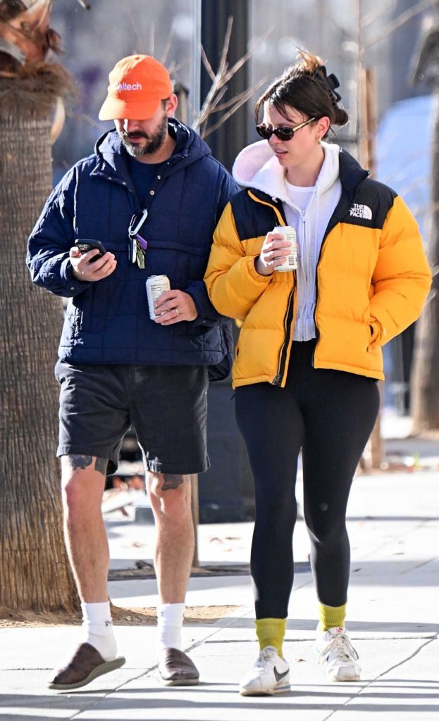 Mia Goth in a Yellow Jacket