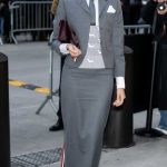 Eiza Gonzalez Attends the Thom Browne Fashion Show During 2025 NYFW in New York City