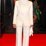 Anna Sawai Attends 2025 Met Gala Celebrating Superfine: Tailoring Black Style at Metropolitan Museum of Art in New York City