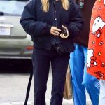Ellie Goulding in a Black Sneakers Goes Shopping with Friends in West Hollywood