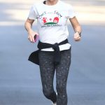Jennifer Garner in a White Tee Was Seen Out for a Run in Los Angeles