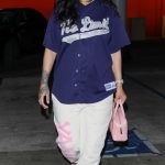Rihanna in a White Sweatpants Stops By the Beverly Center in Los Angeles