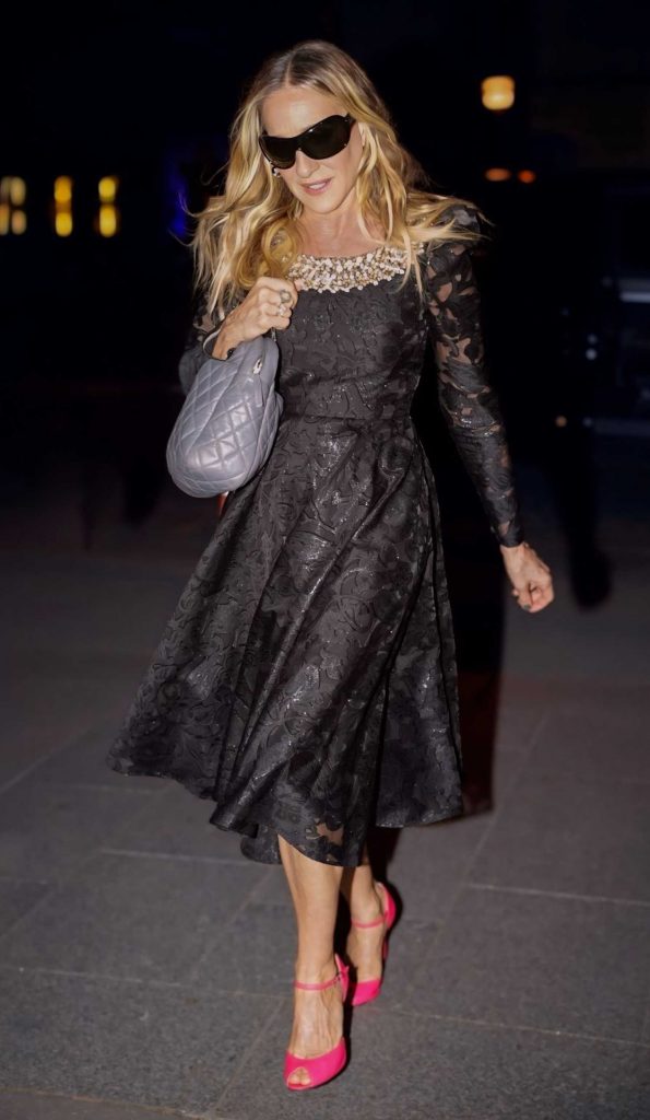 Sarah Jessica Parker in a Black Dress