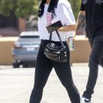 Demi Lovato in a White Sneakers Arrives to Her Dance Class in Los Angeles