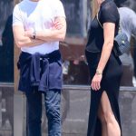 Karlie Kloss in a Black Dress Was Seen on a Stroll with Her Husband in New York City