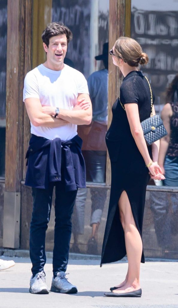 Karlie Kloss in a Black Dress