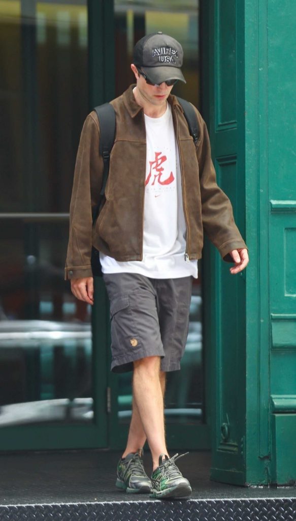 Robert Pattinson in a Black Cap