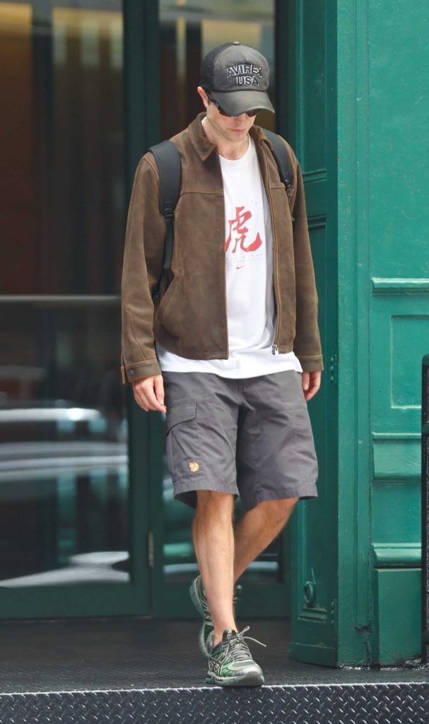 Robert Pattinson in a Black Cap