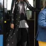 Selena Gomez in a Black Leather Coat Was Seen Out in New York
