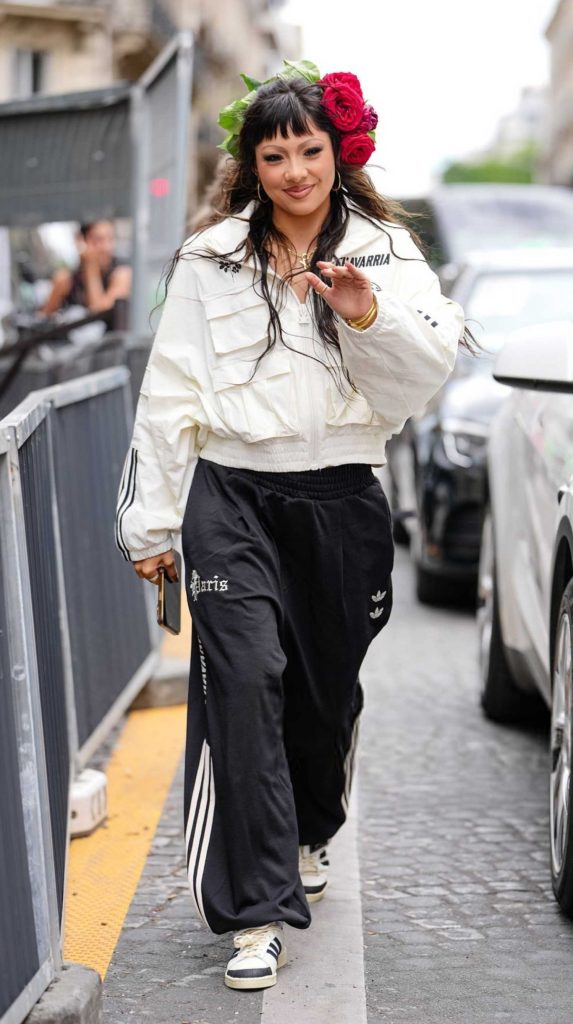Xochitl Gomez in an Adidas Ensemble