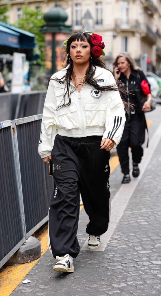 Xochitl Gomez in an Adidas Ensemble