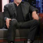 Arnold Schwarzenegger Attends Jimmy Kimmel Live in Hollywood