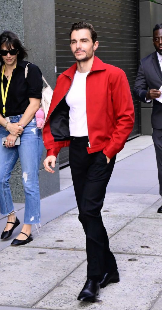 Dave Franco in a Red Jacket