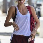 Delilah Hamlin in a White Tank Top Was Seen Out in Los Angeles