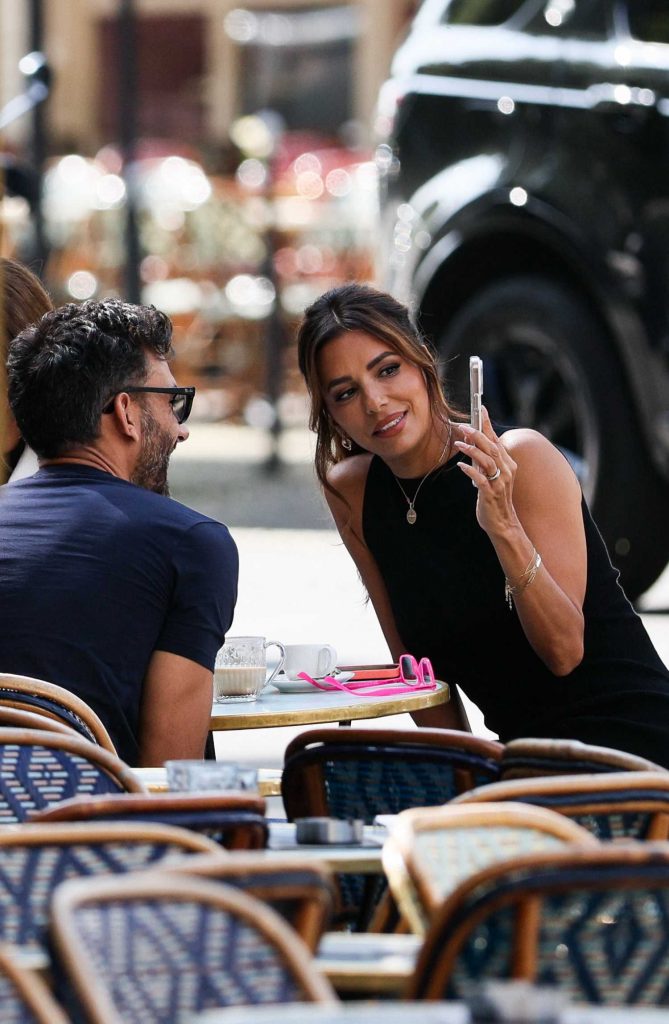 Eva Longoria in a Black Dress