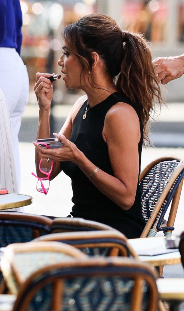 Eva Longoria in a Black Dress