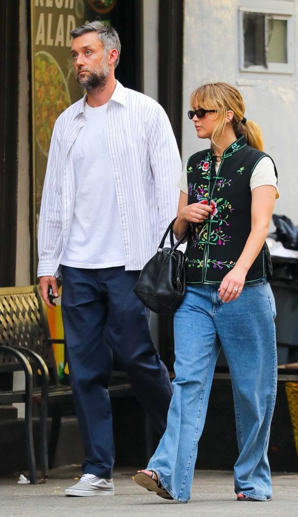 Jennifer Lawrence in a Blue Jeans