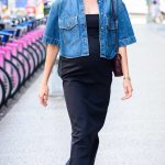 Karlie Kloss in a Denim Shirt Was Seen Out in New York