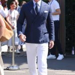 Luke Evans Attends 2025 Wimbledon for Ladies Singles Final in London