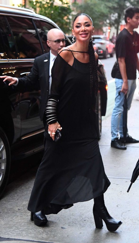 Nicole Scherzinger in a Black Dress