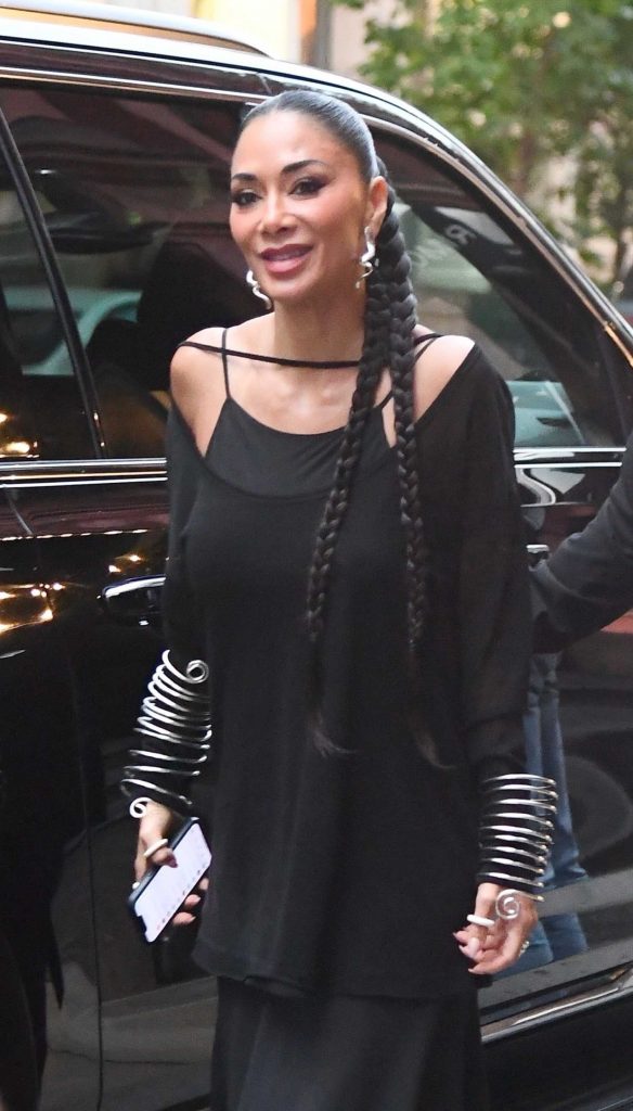 Nicole Scherzinger in a Black Dress
