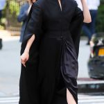Sofia Carson in a Black Ensemble Was Seen in Madison Square Park in New York