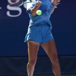 Emma Raducanu at a Practice Session Ahead of 2025 US Open at Flushing Meadows in NYC