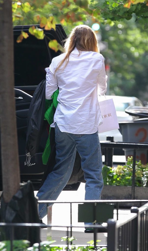 Jennifer Lawrence in a White Shirt