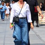 Katy Perry in a White Shirt Was Seen Out in Midtown in New York City