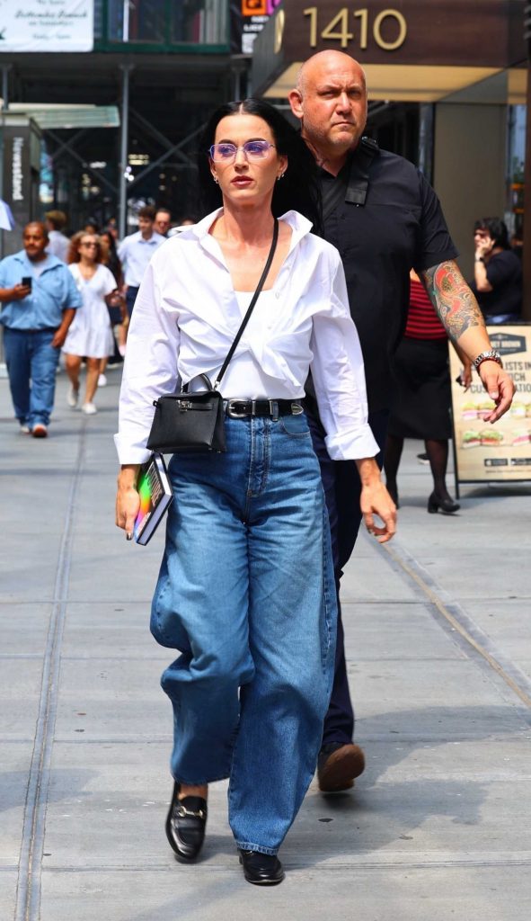 Katy Perry in a White Shirt