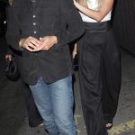 Margot Robbie in a White Top Leaves Cara Delevingne’s Birthday Party at Bar Marmont in Los Angeles
