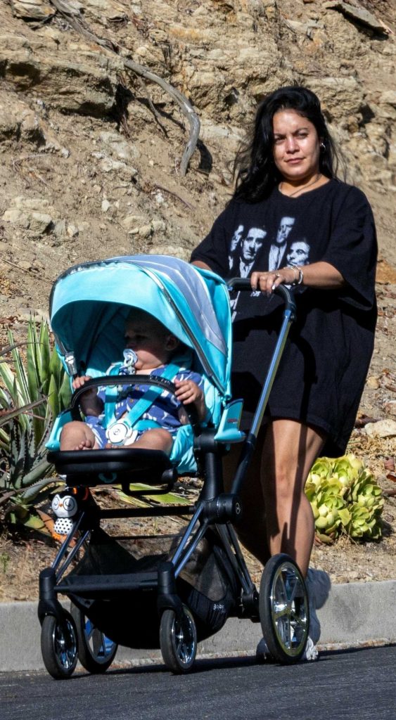 Vanessa Hudgens in a Black Tee