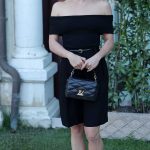 Alicia Vikander in a Black Top Arrives at the Hotel Excelsior During the 82nd Venice International Film Festival in Venice